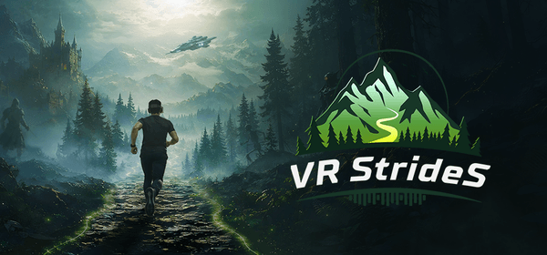 VR StrideS Steam header capsule artwork.